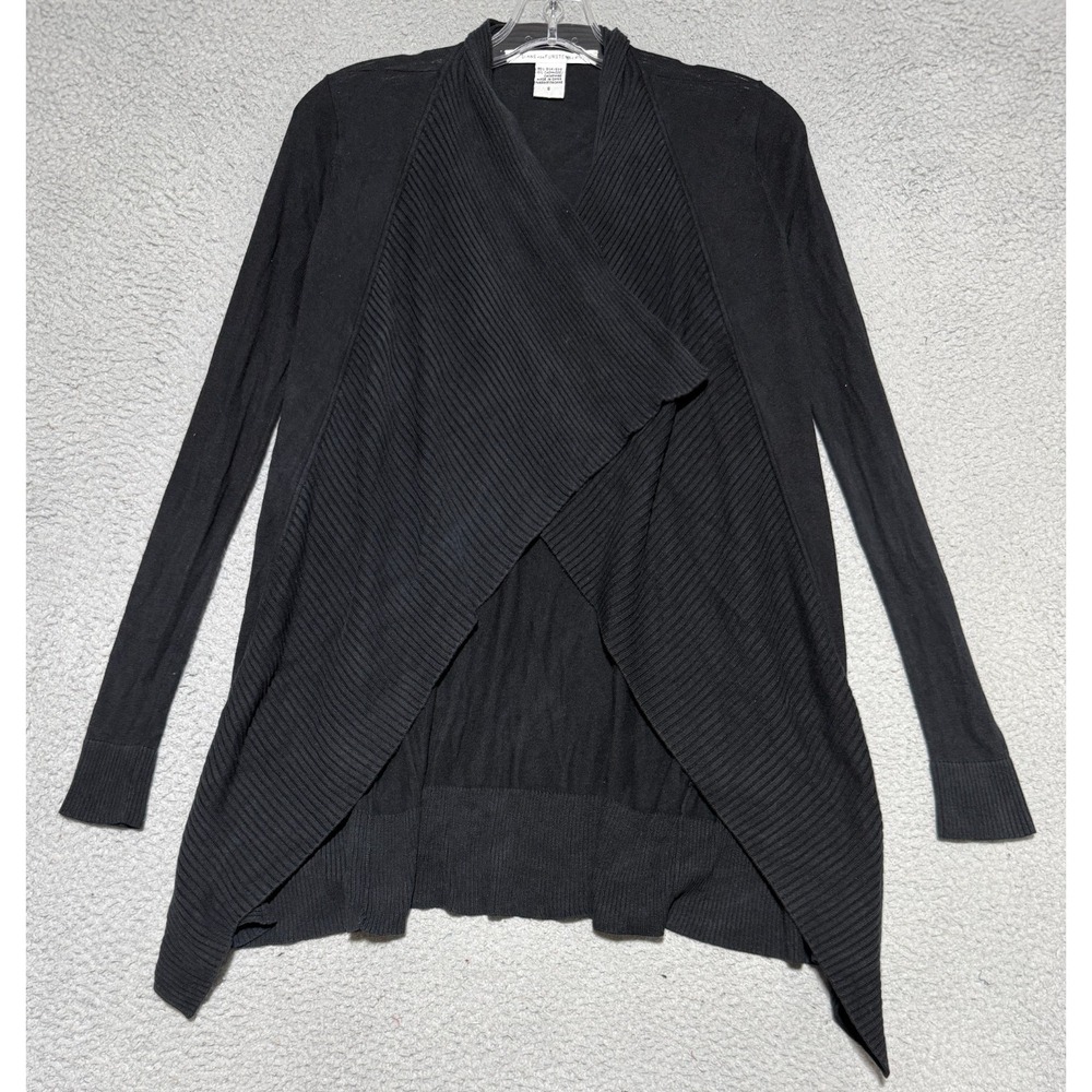 Diane Von Furstenberg Silk Cashmere Open front drape cardigan Size Small